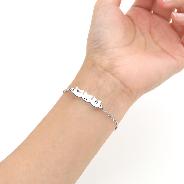 Cat-Themed Charm Jewelry Set Kalsten
