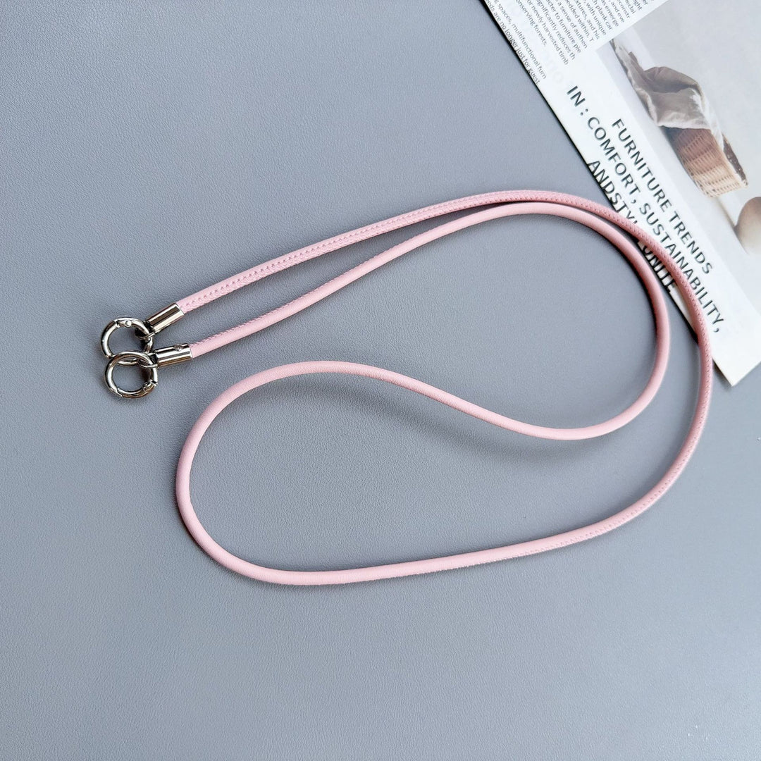 Premium Double-Ring Leather Lanyard Kalsten