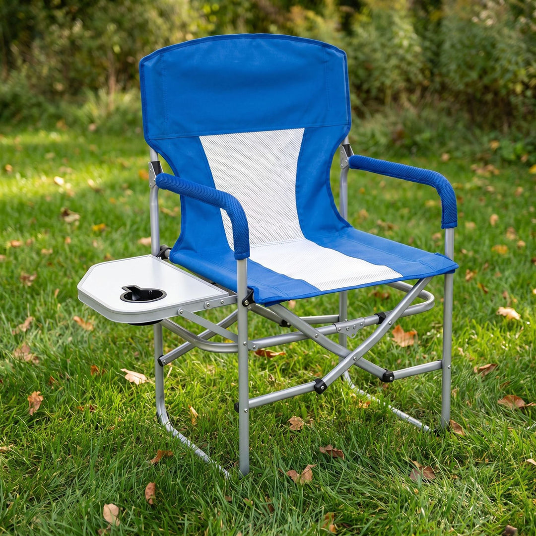 Foldable Camping Chair With Side Table Kalsten