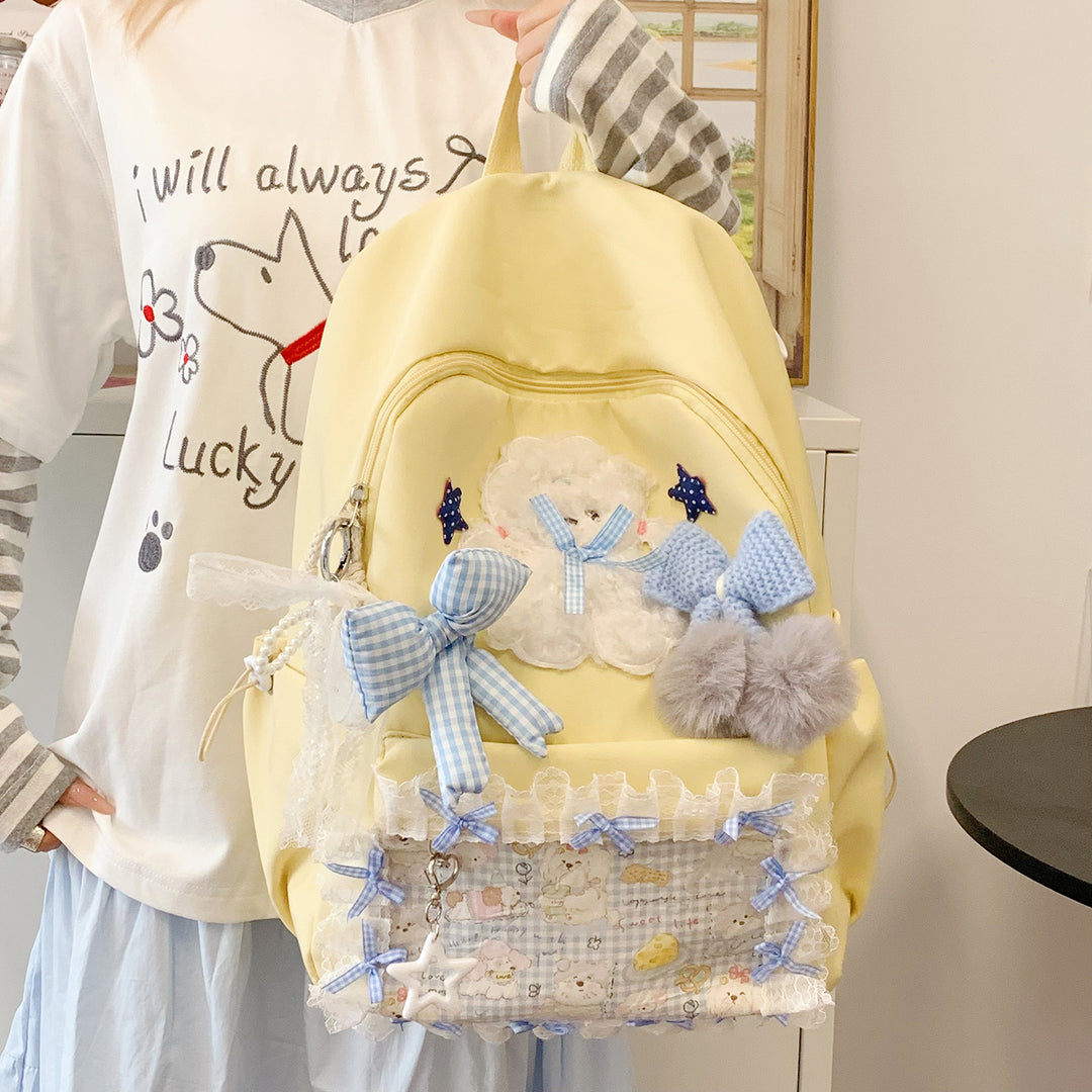 Cute Decorative Plush Backpack Kalsten