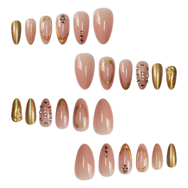 Glamorous 3D Decorative Press-On Nails Kalsten