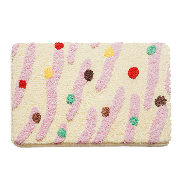 Decorative Plush Bath Mat Kalsten