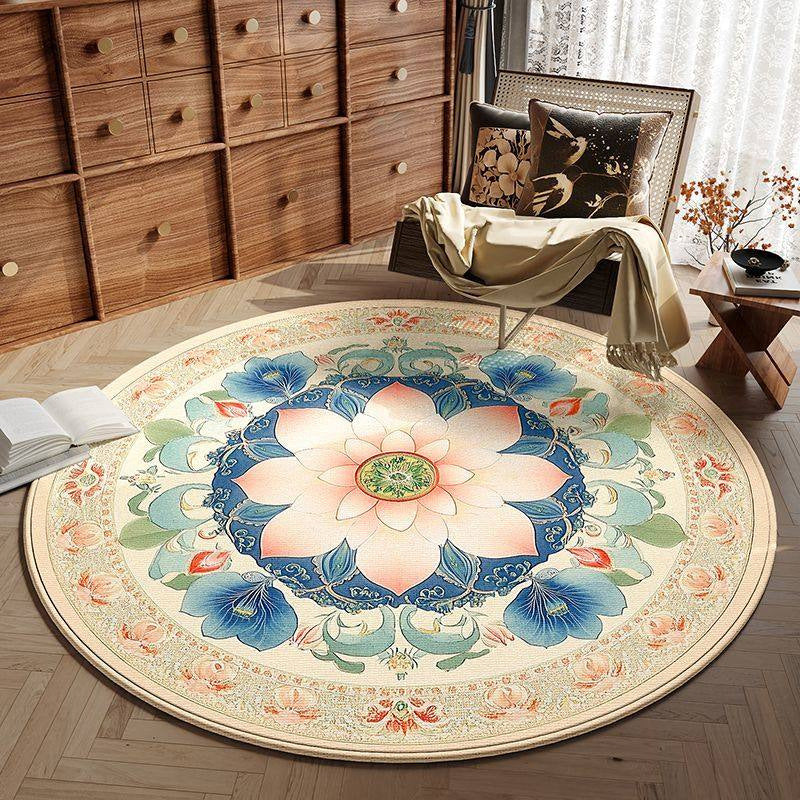Round Vintage Area Rug