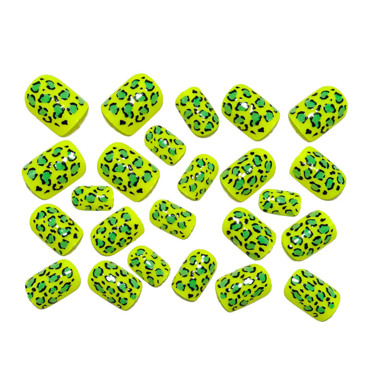 Artificial nails with modern leopard print Kalsten