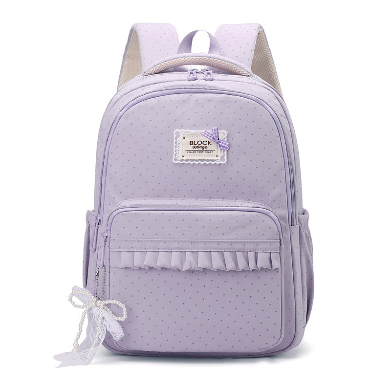 Decorative Polka Dot Backpack Kalsten