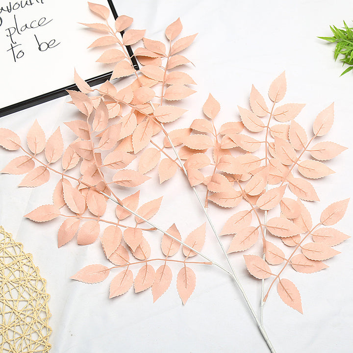Elegant Faux Leaf Stem Arrangement
