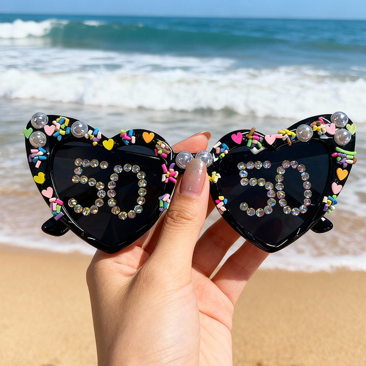 Fun Heart-Shaped Celebration Sunglasses Kalsten