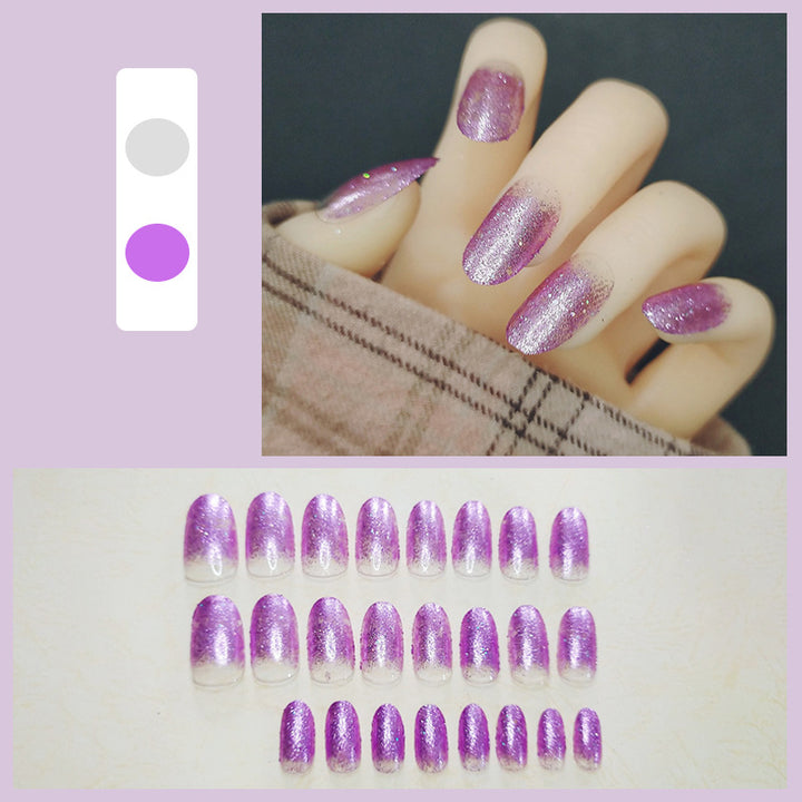 Glittering Ombre Press-On Nails