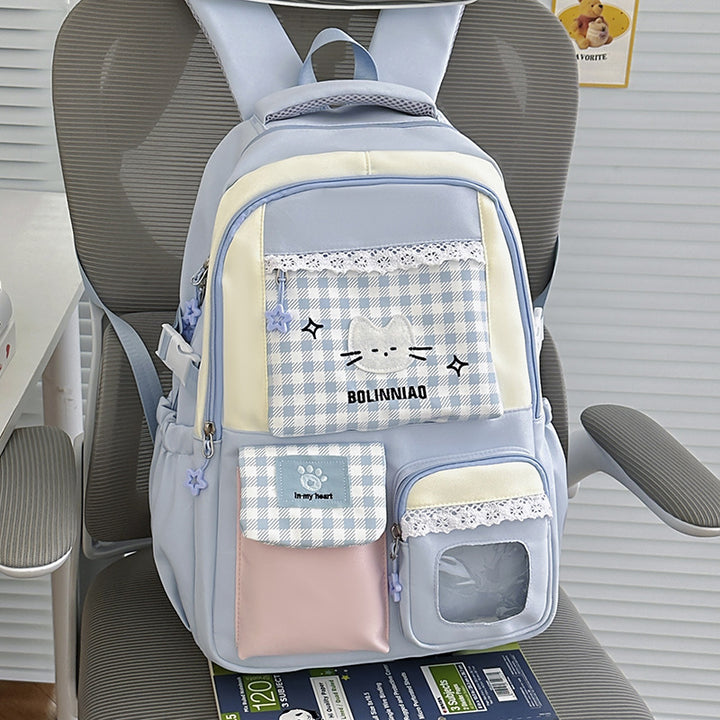Cute Cartoon Cat-Themed Backpack Kalsten