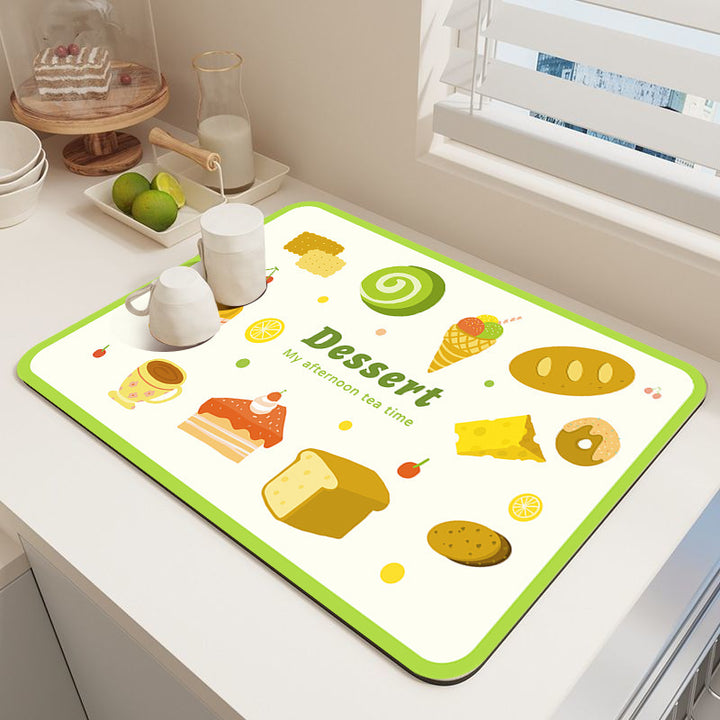 Dessert-Themed Kitchen Mat Kalsten