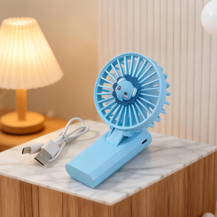 Portable Mini Hand Fan with Animal Motif Kalsten