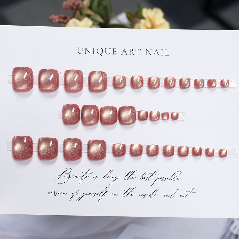 Elegant Metallic Nail Art