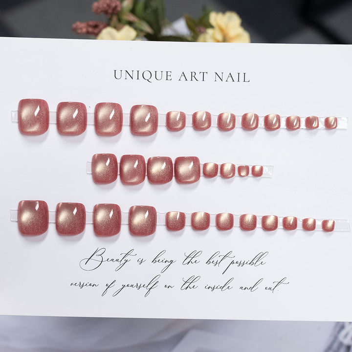 Elegant Metallic Nail Art