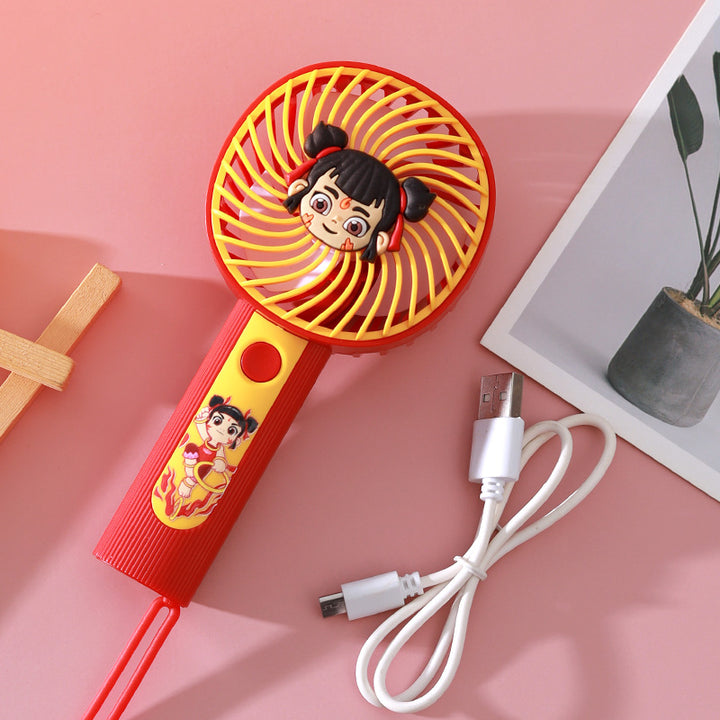 Women's portable handheld fan with cute cartoon design Kalsten