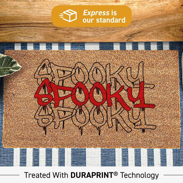 Halloween-Themed Welcome Mat Kalsten