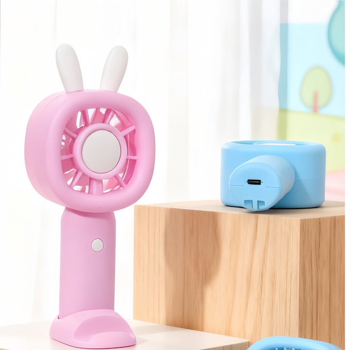 Ladies' portable mini fan in playful bunny design Kalsten