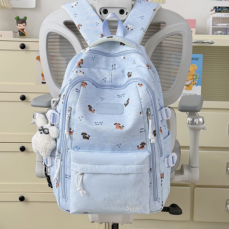 Playful Dog-Themed School Backpack Kalsten