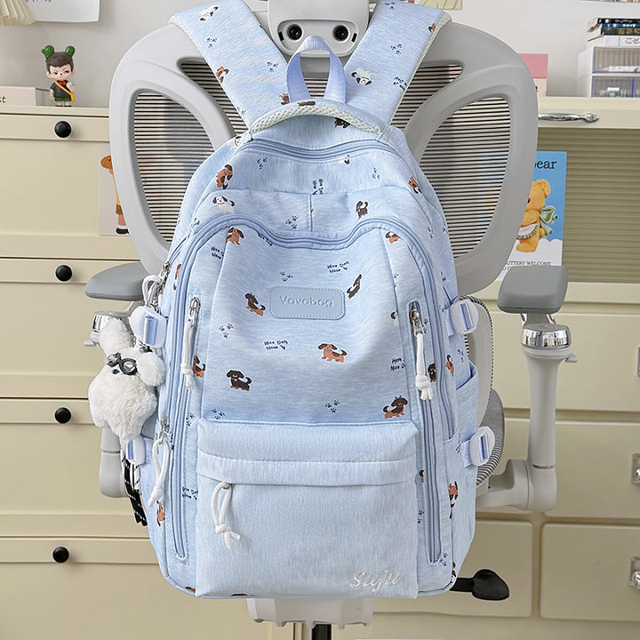 Playful Dog-Themed School Backpack Kalsten