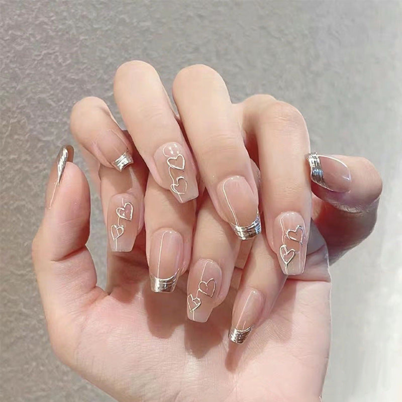 Natural Almond-Shaped Press-On Nails Kalsten