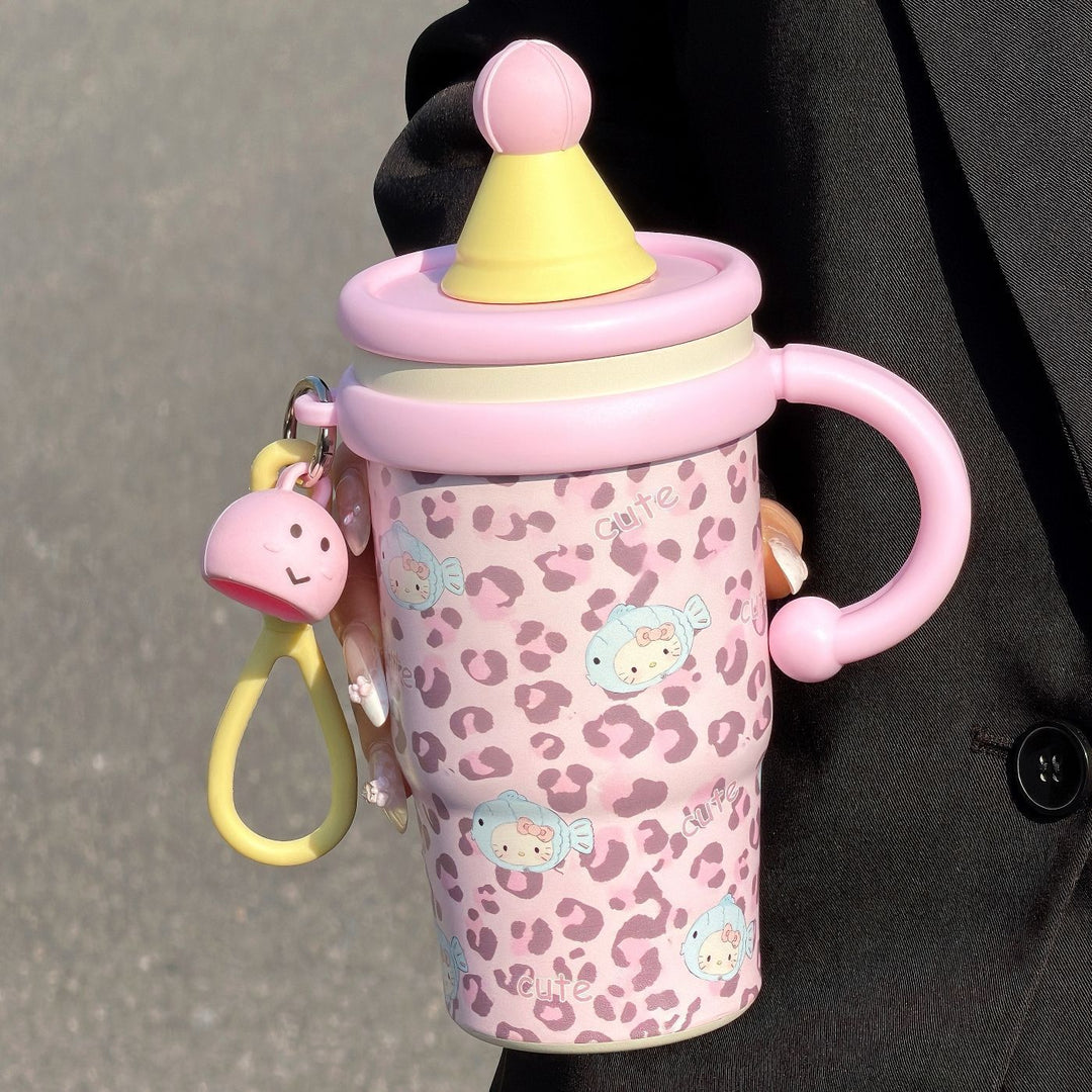 Women's insulated drinking cup with cute cat design Kalsten