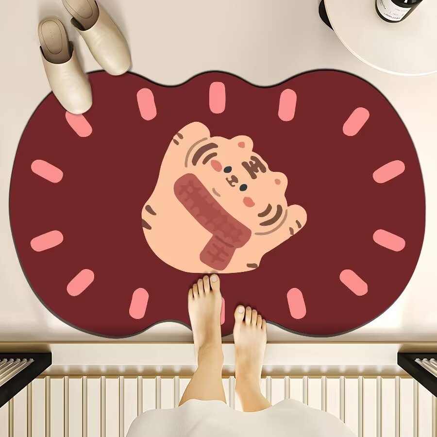 Cute Cartoon Bear Bath Mat Kalsten