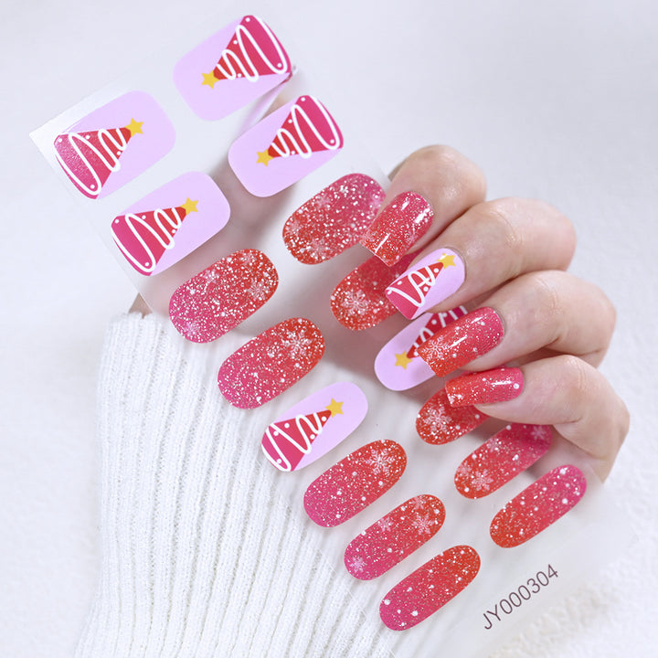 Holiday-Themed Nail Art Stickers