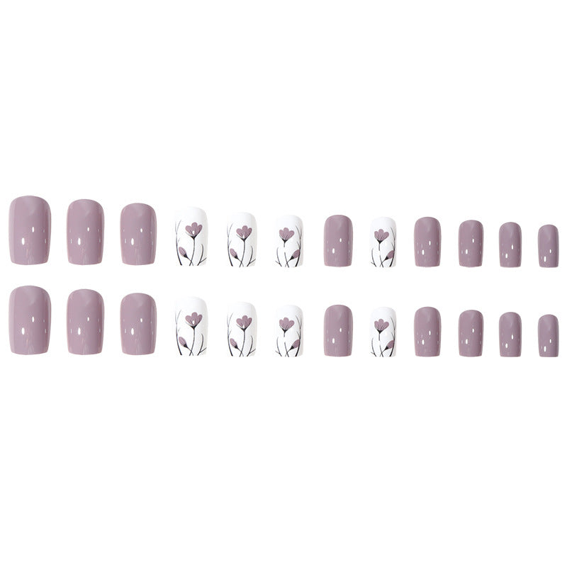 Floral Art Press-On Nail Set Kalsten