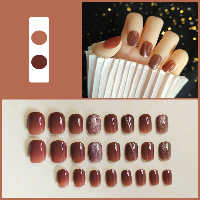 Artistic Floral Press-On Nail Set  1791804112