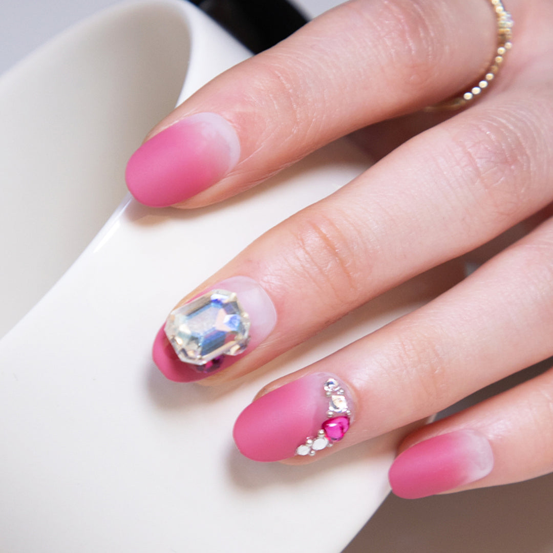 Creative Nail Art with Noble Rhinestone Accents Kalsten