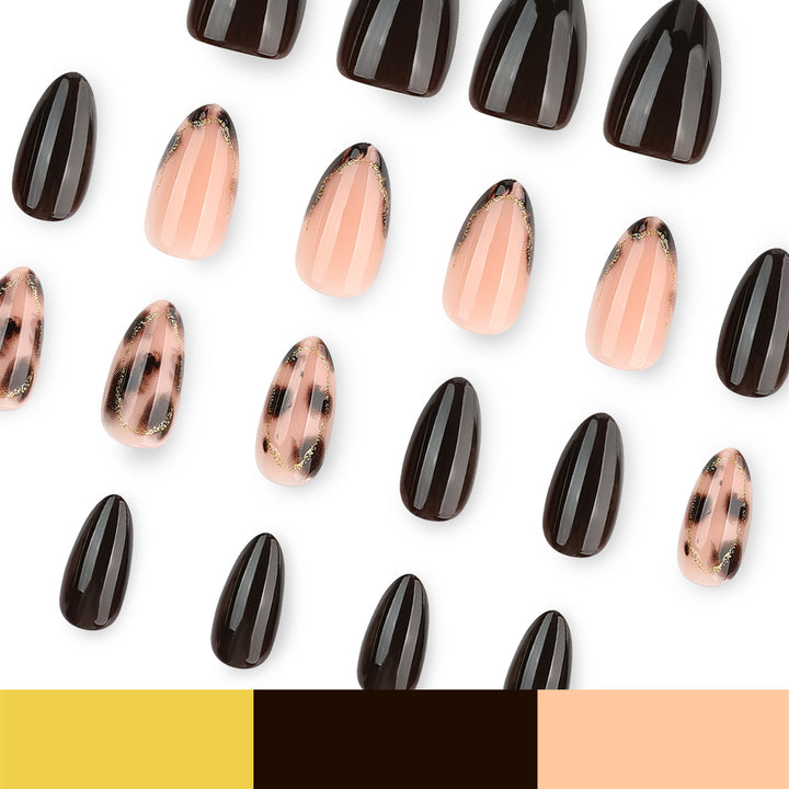 Artificial nail art with elegant accents Kalsten