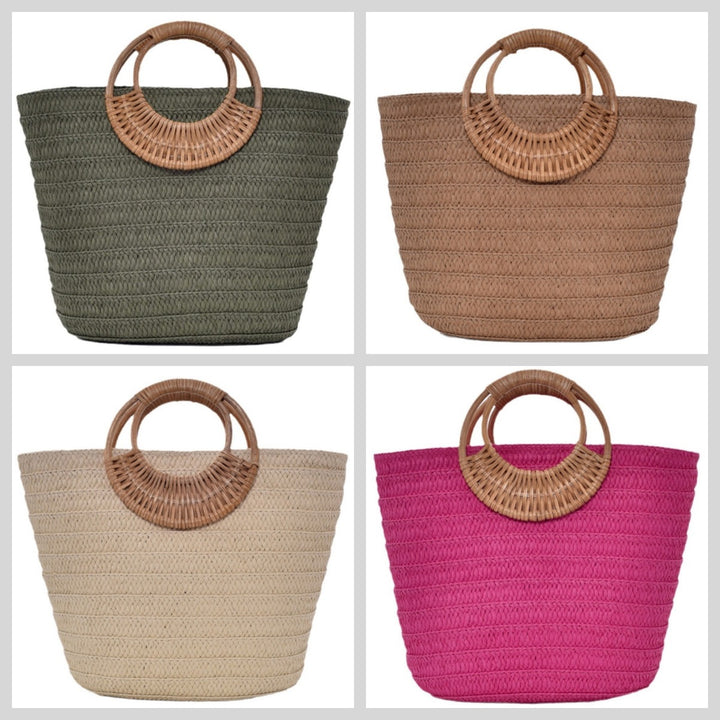 Handbag with Braided Handle Kalsten