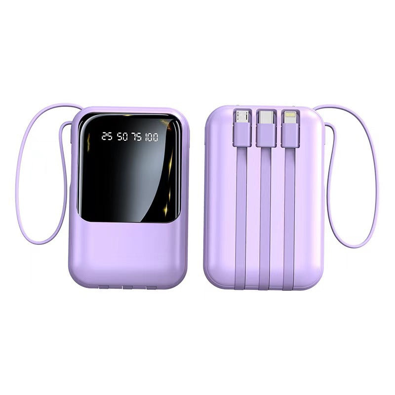 Multifunctional portable charger with integrated cable system Kalsten