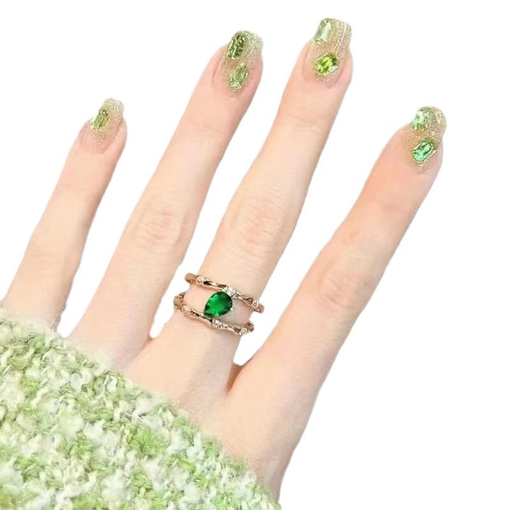 Intricate Dual Band Statement Ring