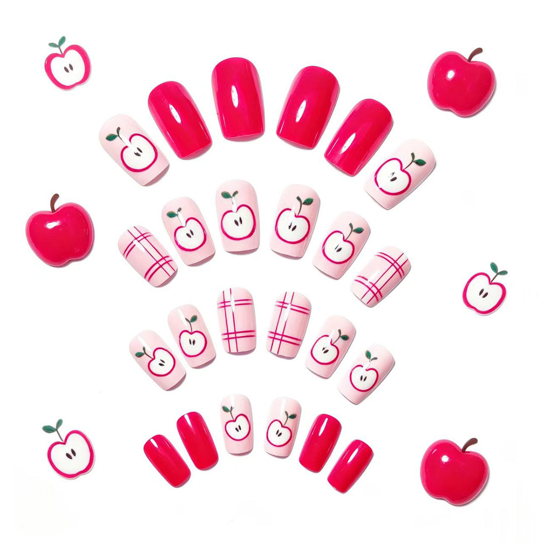 Creative Apple-Themed Nail Art Kalsten 1788155498