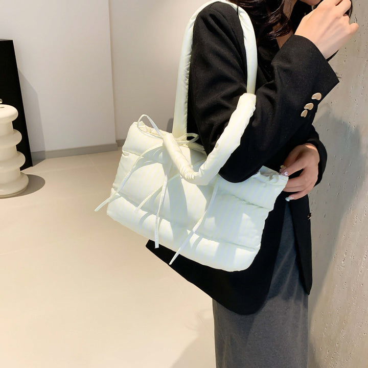 Fashionable tote bag with quilted design Kalsten