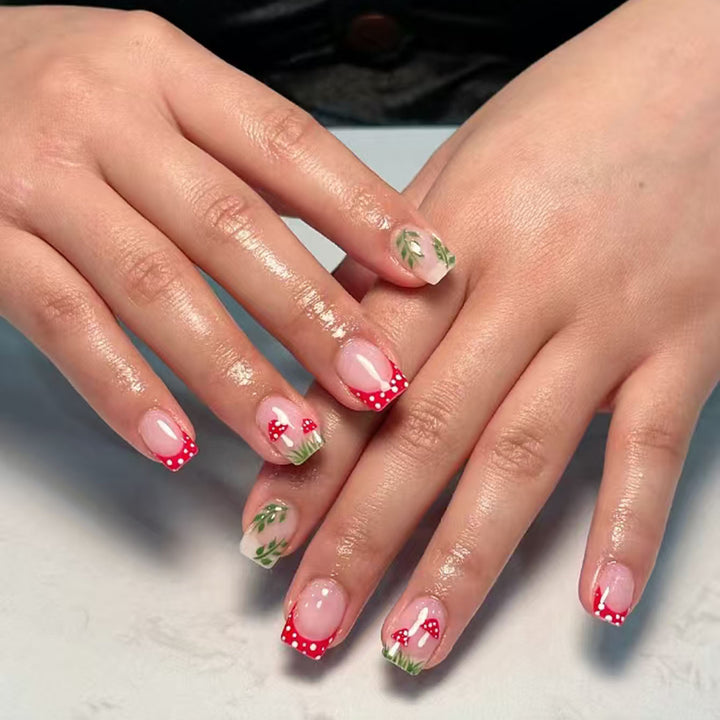 Decorative Cherry Blossom Nail Art