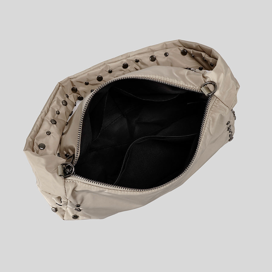 Studded Hobo Bag