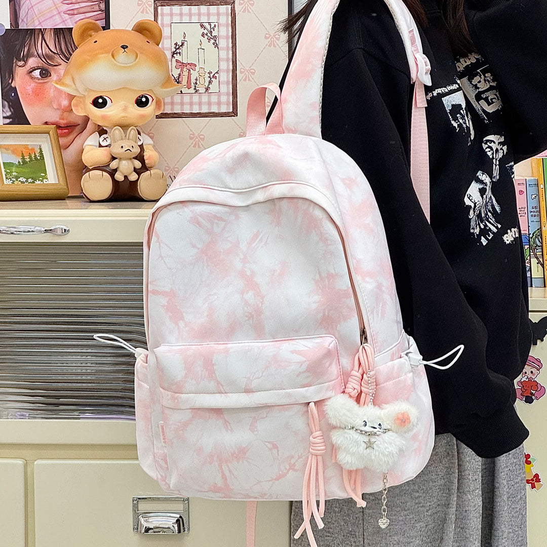 Trendy Tie-Dye Patterned Backpack Kalsten