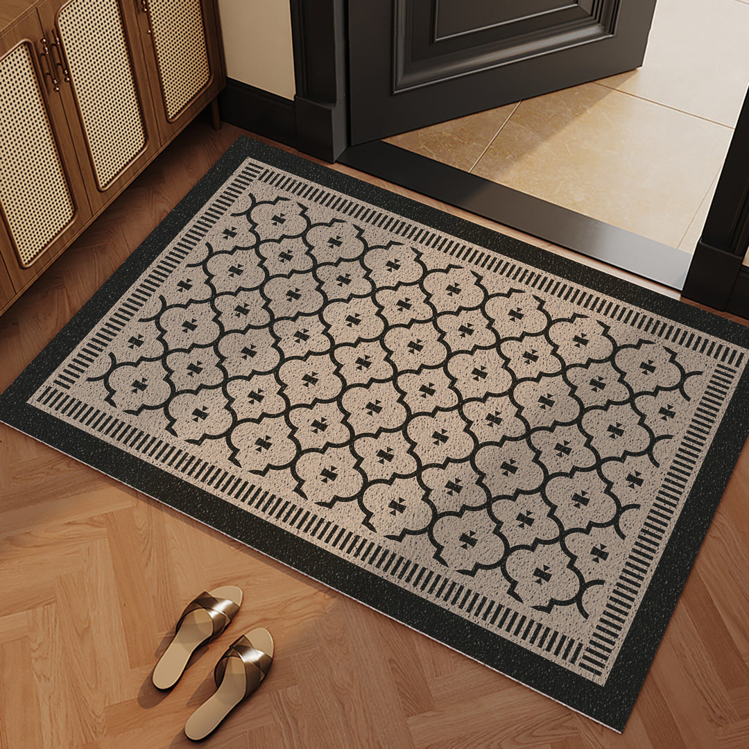 Elegant Geometric Pattern Entrance Mat