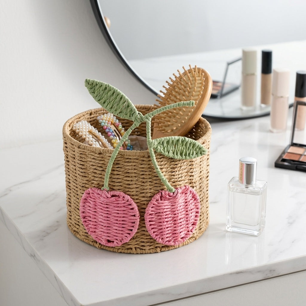 Playful storage basket with fruit design Kalsten