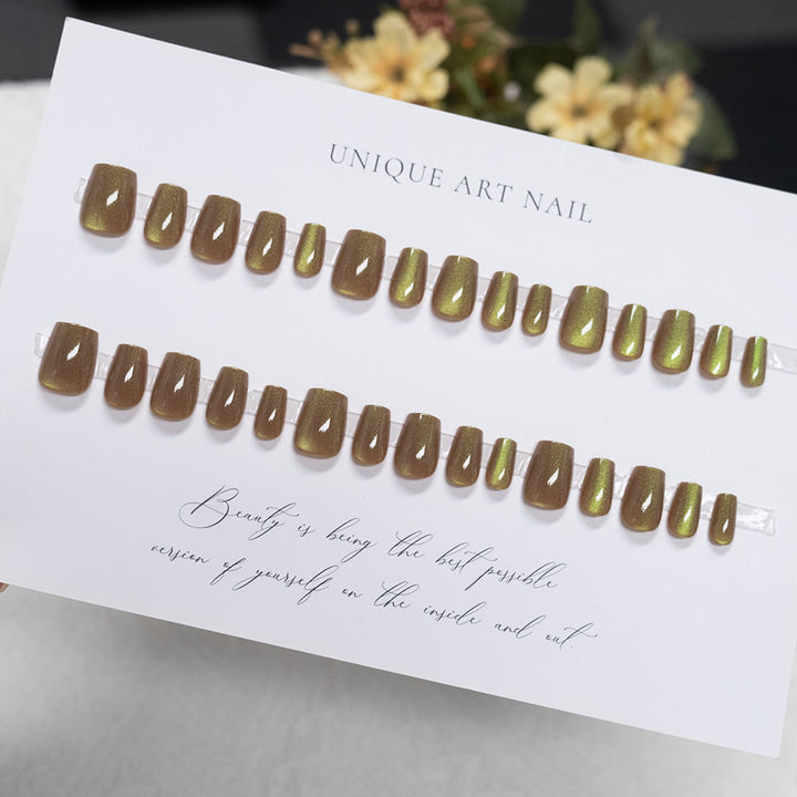Glossy Acrylic Press-On Nail Set