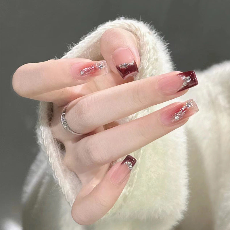 Ombre Press-On Nails with Glossy Finish Kalsten
