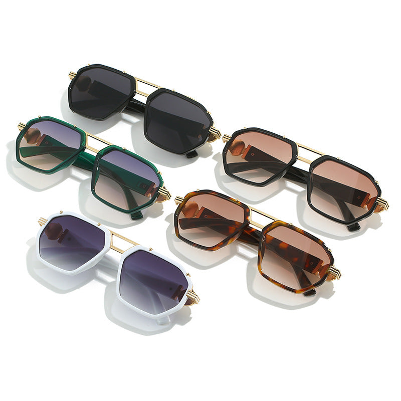 Elegant Oversized Geometric Sunglasses Kalsten
