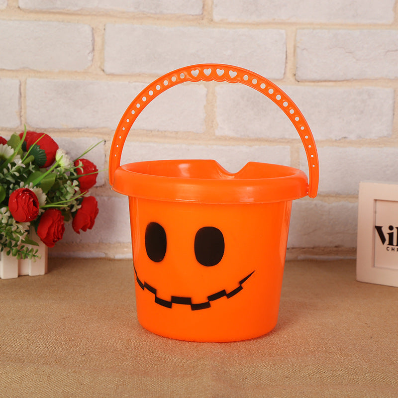Halloween Themed Pumpkin Trick-or-Treat Bucket Kalsten
