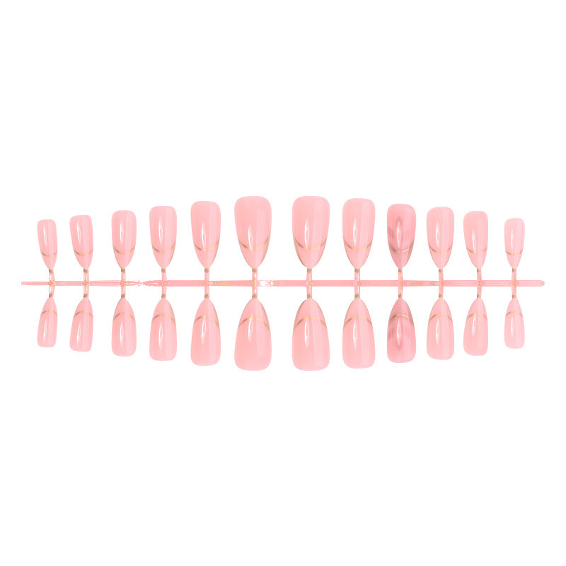 Elegant French Tip Press-On Nail Set Kalsten