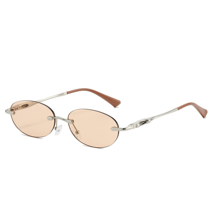 Retro Oval Frame Sunglasses Kalsten