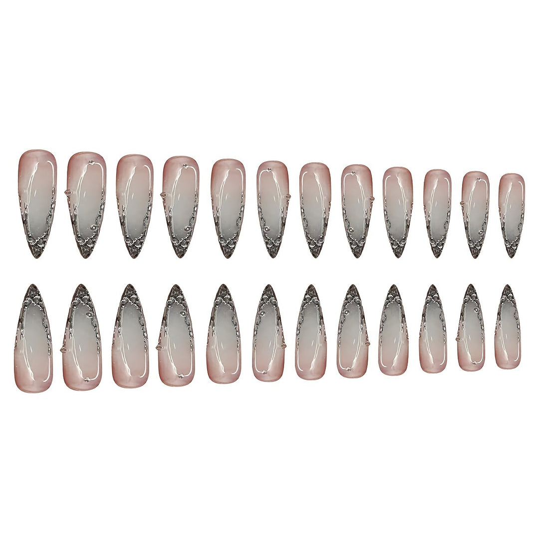 Trendy Sharp-Cornered Nail Enhancements Kalsten