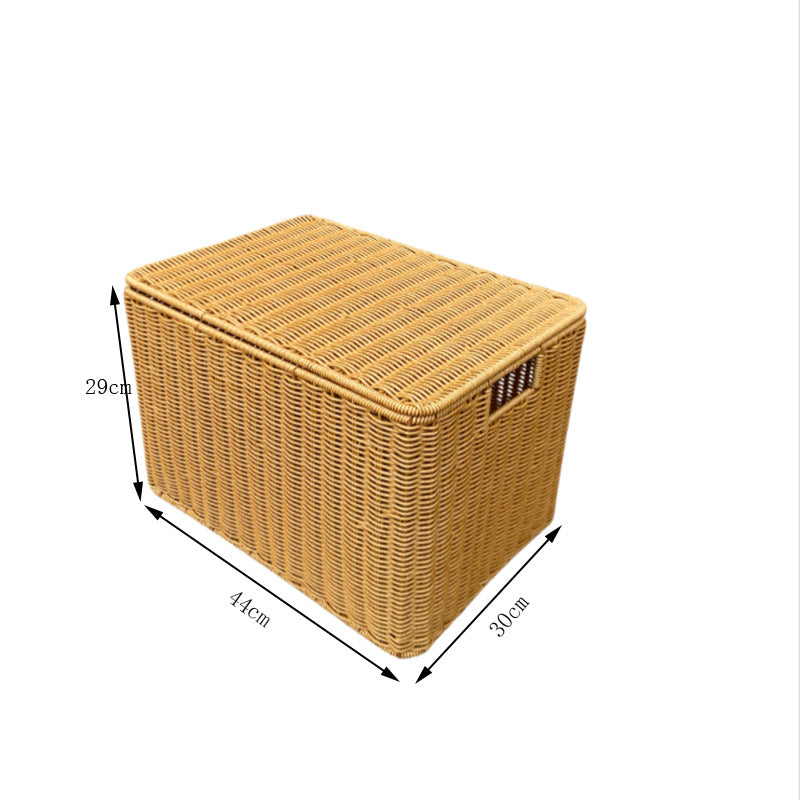 Versatile Rectangular Woven Storage Bin Kalsten