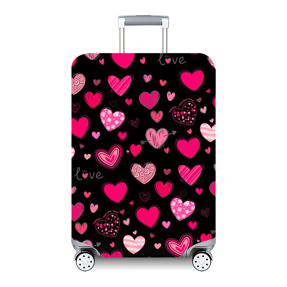 Women's Hard Shell Travel Suitcase with Custom Statement Design Kalsten