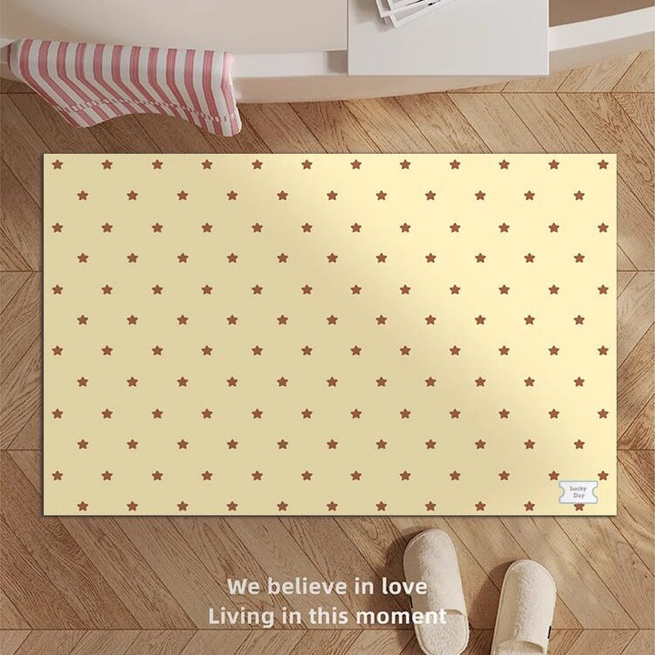 Star-Patterned Floor Mat